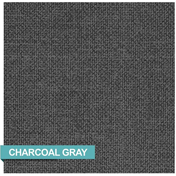 Sorbus Nightstand 1-Drawer Shelf Storage- Bedside Furniture & Accent End Table Chest for Home, Bedroom, Office, College Dorm, Steel Frame, Wood Top, Easy Pull Fabric Bins (Rustic Wood)