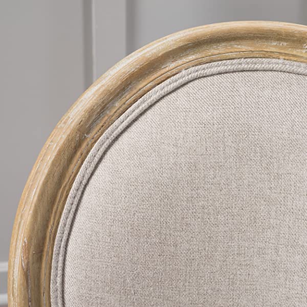 Christopher Knight Home Phinnaeus Beige Fabric Dining Chair (Set of 2), 2-Pcs Set Beige 2-Pcs Set