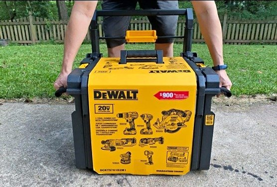 DeWALT DCKTS781D2M1 20V MAX cordless lithium-ion 7 tool kit with sturdy system