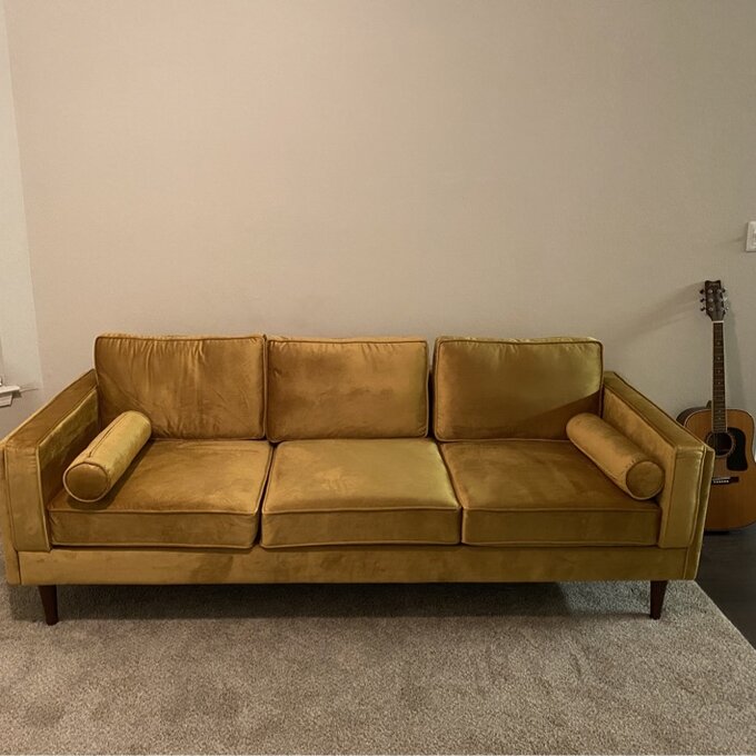 【Furniture】Lindel 86'' Upholstered Sofa