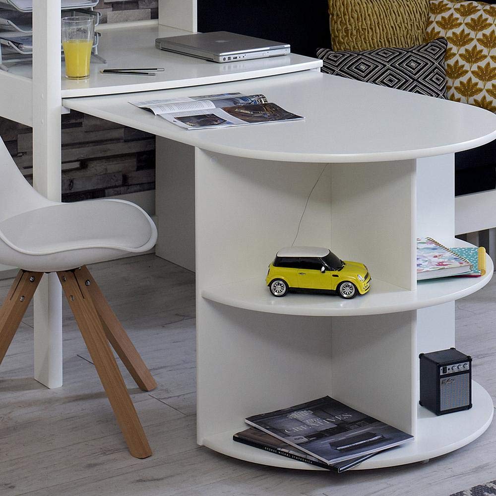 【Furniture】Noah E High Bed, Desk & Sofabed in Black