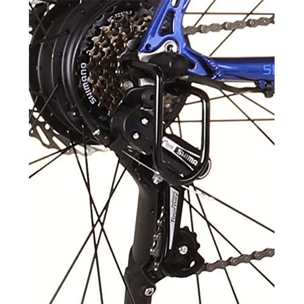 Schnelles Elektro-Mountainbike mit halbintegriertem Akku