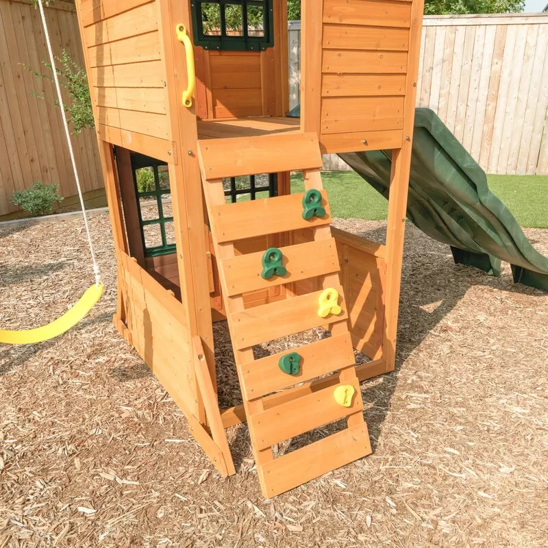 TREASURE COVE WOODEN SWING SET