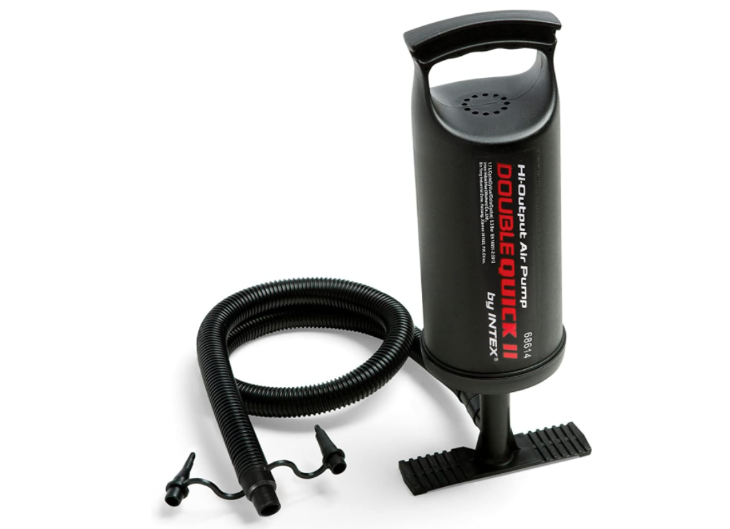 Intex K2 Challenger Kayak 2 Person Inflatable Canoe with Aluminum Oars and Hand Pump