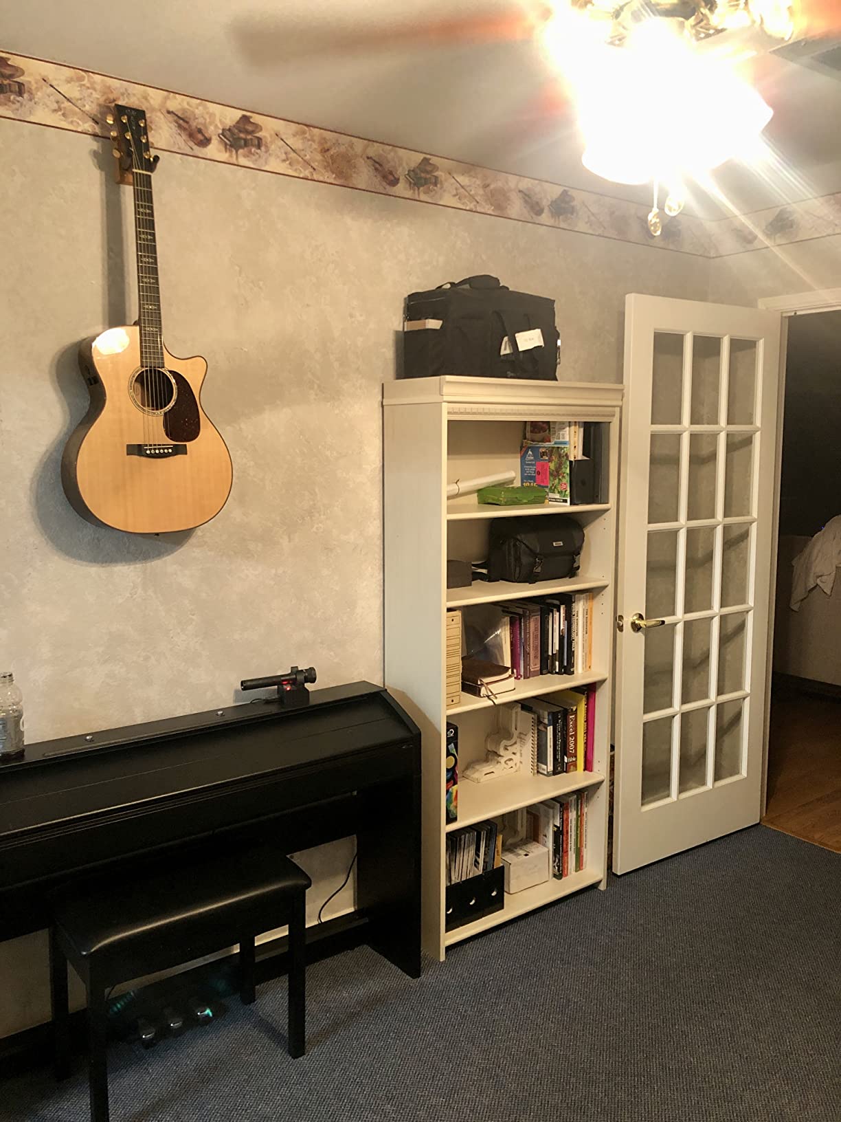 【Furniture】Fairview L Shaped Desk with Hutch, Bookcase and Lateral File Cabinet in Antique White