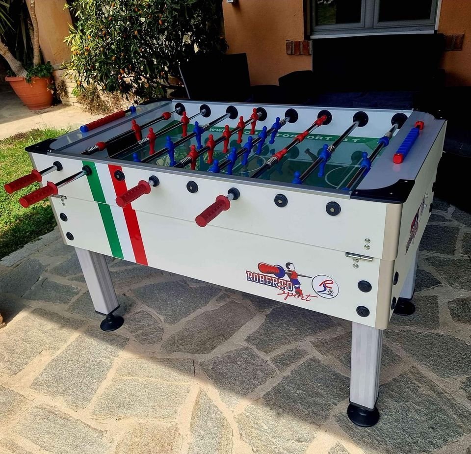 ROBERTO SPORT WHITE LIMITED EDITION PROFESSIONAL TABLE FOOTBALL