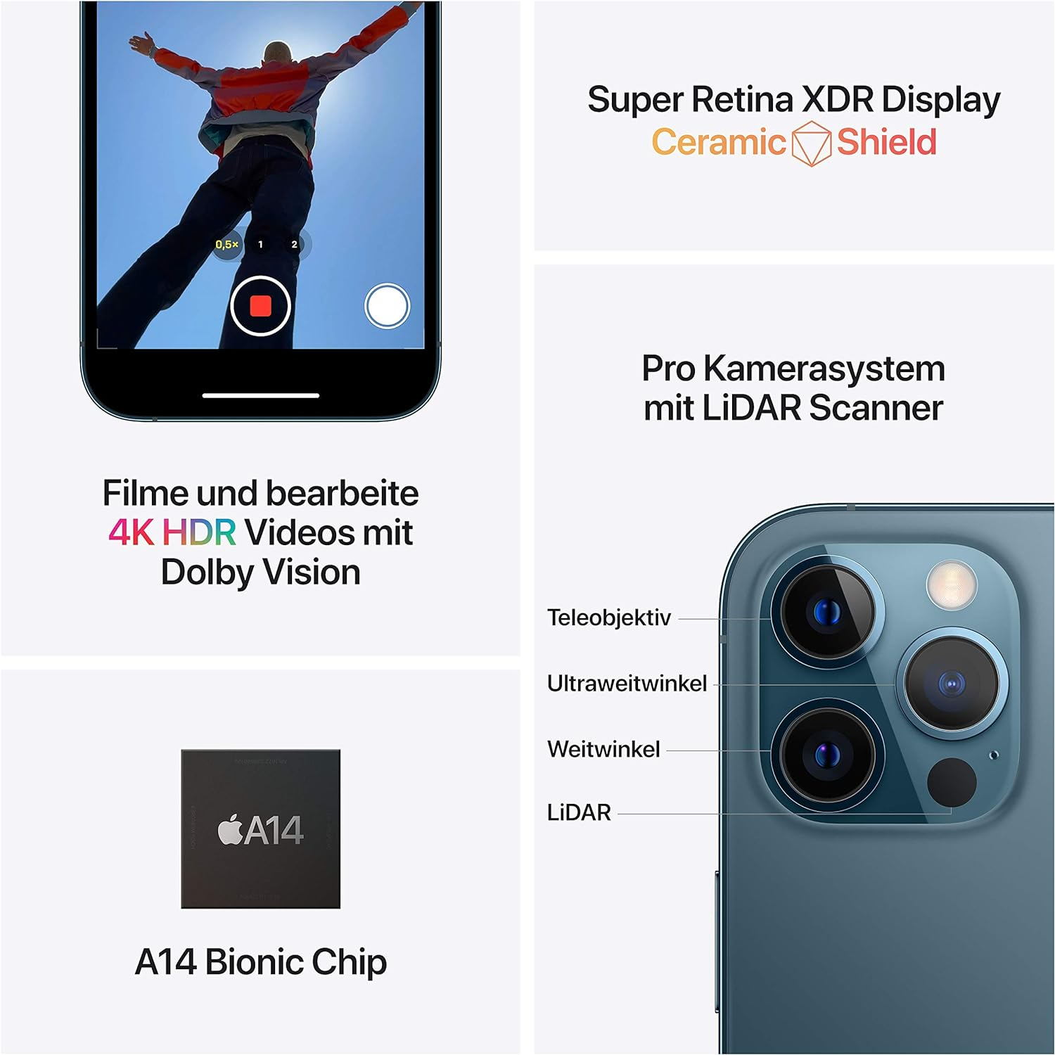 Apple iPhone 12 Pro Max, 128GB-Unlocked